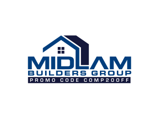 Midlam Builders Group logo design by pakderisher