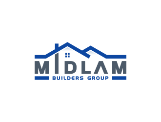 Midlam Builders Group logo design by logokoe