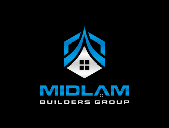 Midlam Builders Group logo design by N3V4
