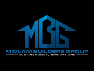 Midlam Builders Group logo design by qonaah