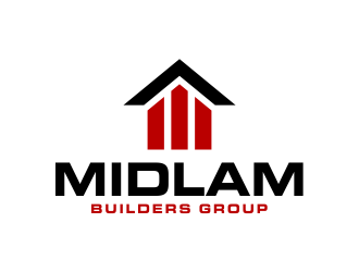 Midlam Builders Group logo design by creator_studios