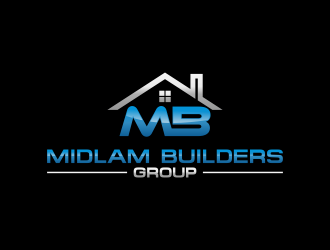 Midlam Builders Group logo design by DeyXyner