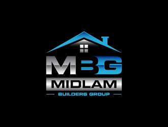 Midlam Builders Group logo design by wongndeso