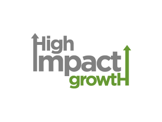 High Impact Growth logo design by IrvanB