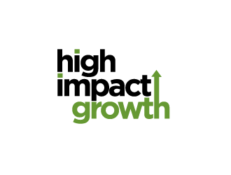 High Impact Growth logo design by IrvanB