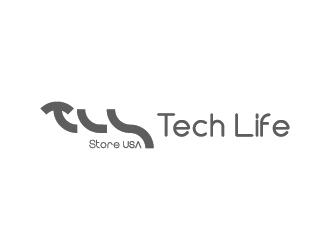 Tech Life Store USA logo design by GETT