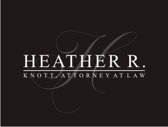 Heather R. Knott, Attorney at Law logo design by bricton