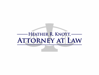 Heather R. Knott, Attorney at Law logo design by luckyprasetyo