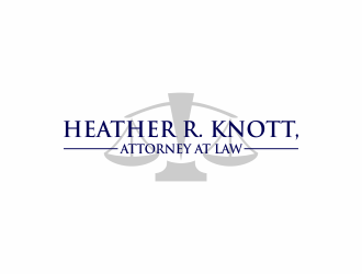 Heather R. Knott, Attorney at Law logo design by luckyprasetyo