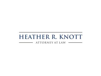 Heather R. Knott, Attorney at Law logo design by asyqh