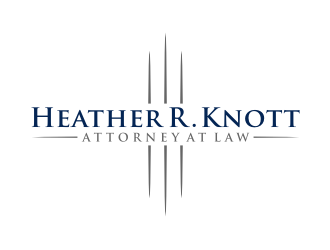 Heather R. Knott, Attorney at Law logo design by puthreeone
