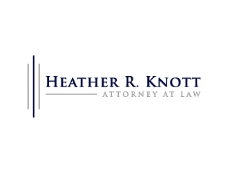 Heather R. Knott, Attorney at Law logo design by BrainStorming