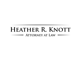 Heather R. Knott, Attorney at Law logo design by pel4ngi