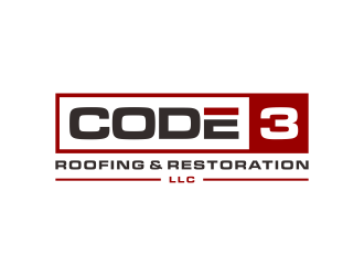 Code 3 Roofing & Restoration, LLC logo design by p0peye