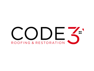 Code 3 Roofing & Restoration, LLC logo design by scolessi