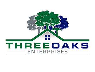 Three Oaks Enterprises logo design by 3Dlogos