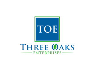 Three Oaks Enterprises logo design by johana