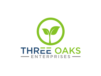 Three Oaks Enterprises logo design by amsol