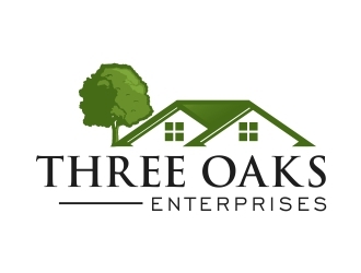 Three Oaks Enterprises logo design by Mardhi