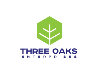Three Oaks Enterprises logo design by Beyen