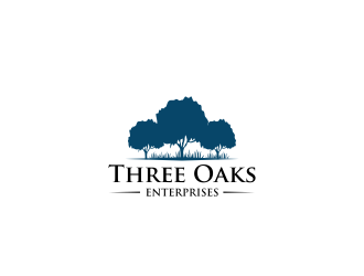 Three Oaks Enterprises logo design by haidar