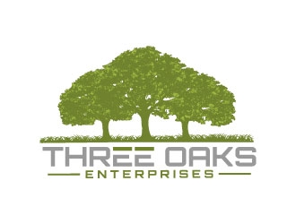 Three Oaks Enterprises logo design by AYATA
