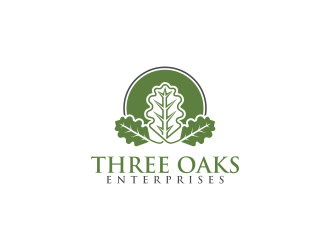 Three Oaks Enterprises logo design by sitizen