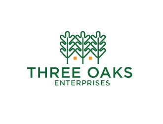 Three Oaks Enterprises logo design by Foxcody