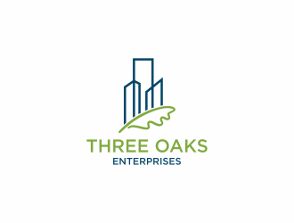 Three Oaks Enterprises logo design by luckyprasetyo