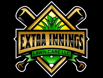Extra Innings Lawn Care LLC logo design by Suvendu