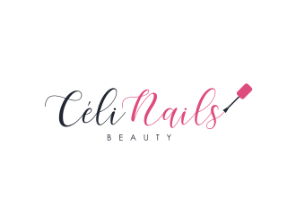 CéliNails logo design by Msinur