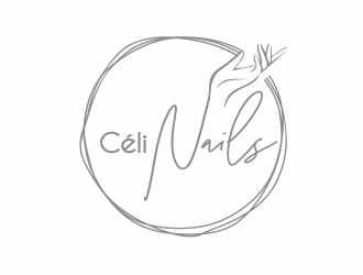 CéliNails logo design by YONK