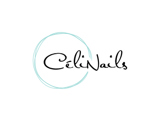 CéliNails logo design by scolessi