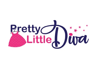 Pretty Little Diva logo design by MAXR