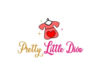 Pretty Little Diva logo design by kasperdz
