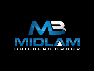 Midlam Builders Group logo design by evdesign