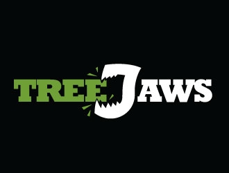 Tree jaws logo design by REDCROW