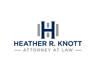 Heather R. Knott, Attorney at Law logo design by akilis13
