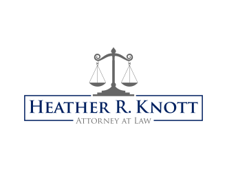 Heather R. Knott, Attorney at Law logo design by pakNton