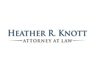 Heather R. Knott, Attorney at Law logo design by dibyo