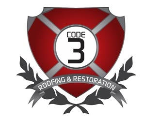 Code 3 Roofing & Restoration, LLC logo design by creativemind01
