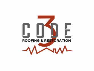 Code 3 Roofing & Restoration, LLC logo design by Mahrein