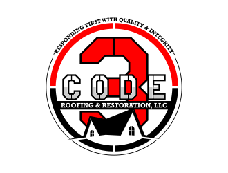 Code 3 Roofing & Restoration, LLC logo design by ekitessar