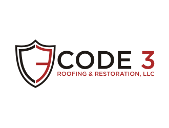 Code 3 Roofing & Restoration, LLC logo design by rief