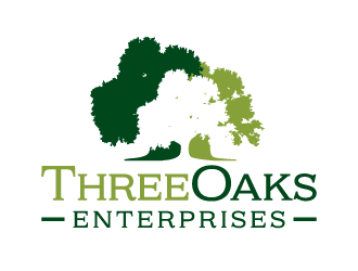 Three Oaks Enterprises logo design by akilis13
