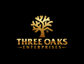 Three Oaks Enterprises logo design by logokoe