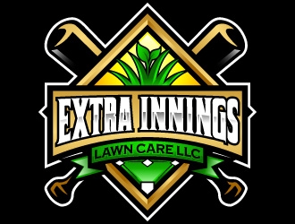 Extra Innings Lawn Care LLC logo design by Suvendu