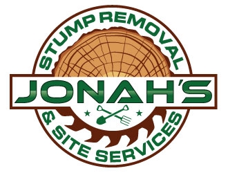 Jonahs Stump Removal & Site Services logo design by Suvendu