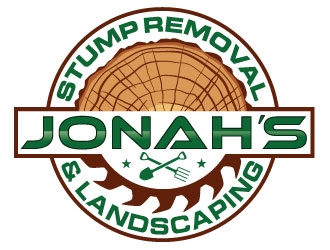 Jonahs Stump Removal & Site Services logo design - 48hourslogo.com