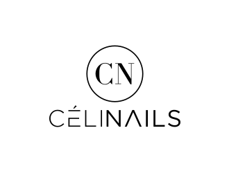 CéliNails logo design by johana